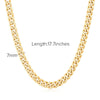 Twisted Cuban Chain 18k Gold Plated Stainless Steel Necklace Hip Hop Necklace Wholesale