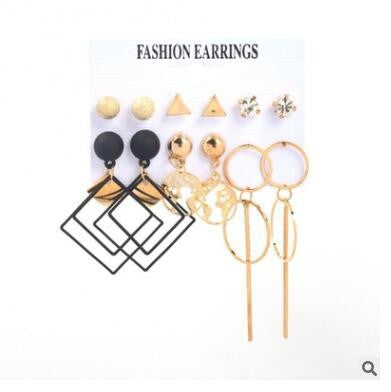 Alloy Fashion Flowers Earring  (gcn02-03)  Fashion Jewelry Nhpj0298-gcn02-03