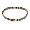 Retro Ethnic Creative Niche Beads Handmade Beaded Folded Bracelet