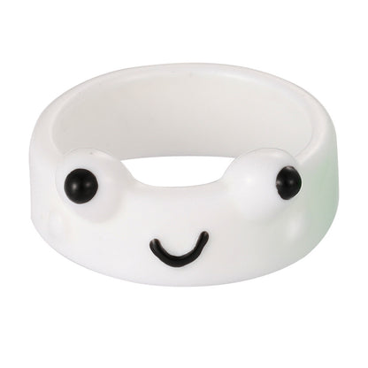 New Creative Simple Korean Cute Cartoon Frog Ring Women's Tail Ring