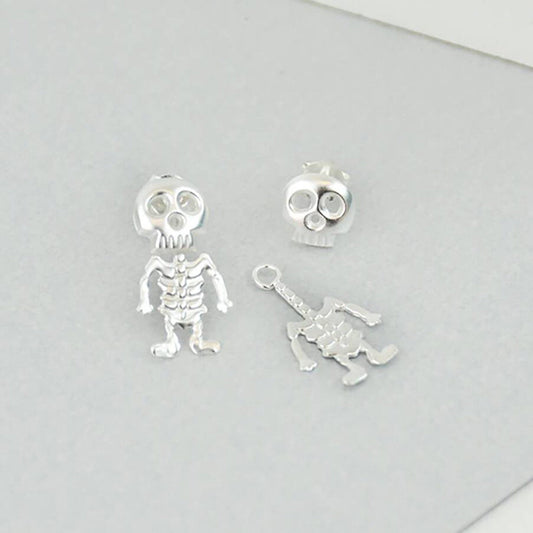 Hip-hop Skeleton Skull Alloy Plating Women's Ear Studs