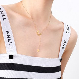 Fashion Geometric Titanium Steel Plating Necklace