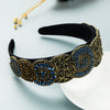 Fashion Color Rhinestone Headband Broad-Sided Headband Wholesale