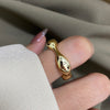 Vintage Multi-layer Wide Face Irregular Retro Index Finger Ring