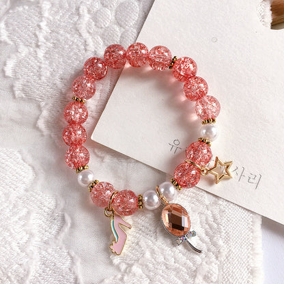 Cute Cartoon Character Alloy Enamel Kid's Bracelets 1 Piece