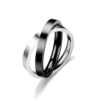 Wholesale Rotatable Titanium Steel Ring Male European And American Retro Pattern Ring