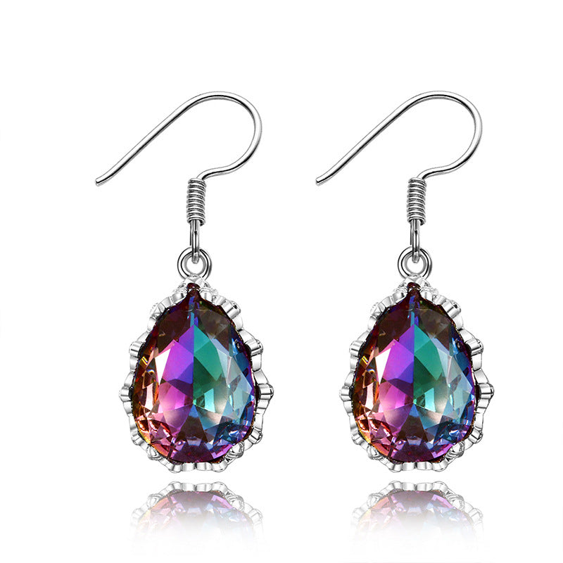 Classic Vintage Inlaid Crystal Women'S Earrings Wholesale