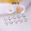 Fashion Geometric Copper Plating Zircon Nose Ring