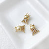 14K Gold-Plated Color Retention Gold Plated Marine Small Creature Pendant DIY Handmade Ornament Bracelet Necklace Earrings Accessories