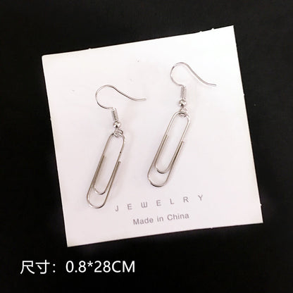 Exaggerated Pistol Plating Alloy No Inlaid Earrings