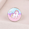 New Accessories Unicorn Time Gemstone Opening Adjustable Metal Ring Children's Cartoon