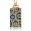 Hip-hop Jewelry Copper-plated 18k Gold Pendant Oil Drip Necklace Women