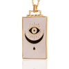 Hip-hop Jewelry Copper-plated 18k Gold Pendant Oil Drip Necklace Women