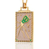 Hip-hop Jewelry Copper-plated 18k Gold Pendant Oil Drip Necklace Women