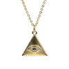 Devil's Eye Blue Eye Pendant Copper Inlaid Zircon Gold-plated Necklace