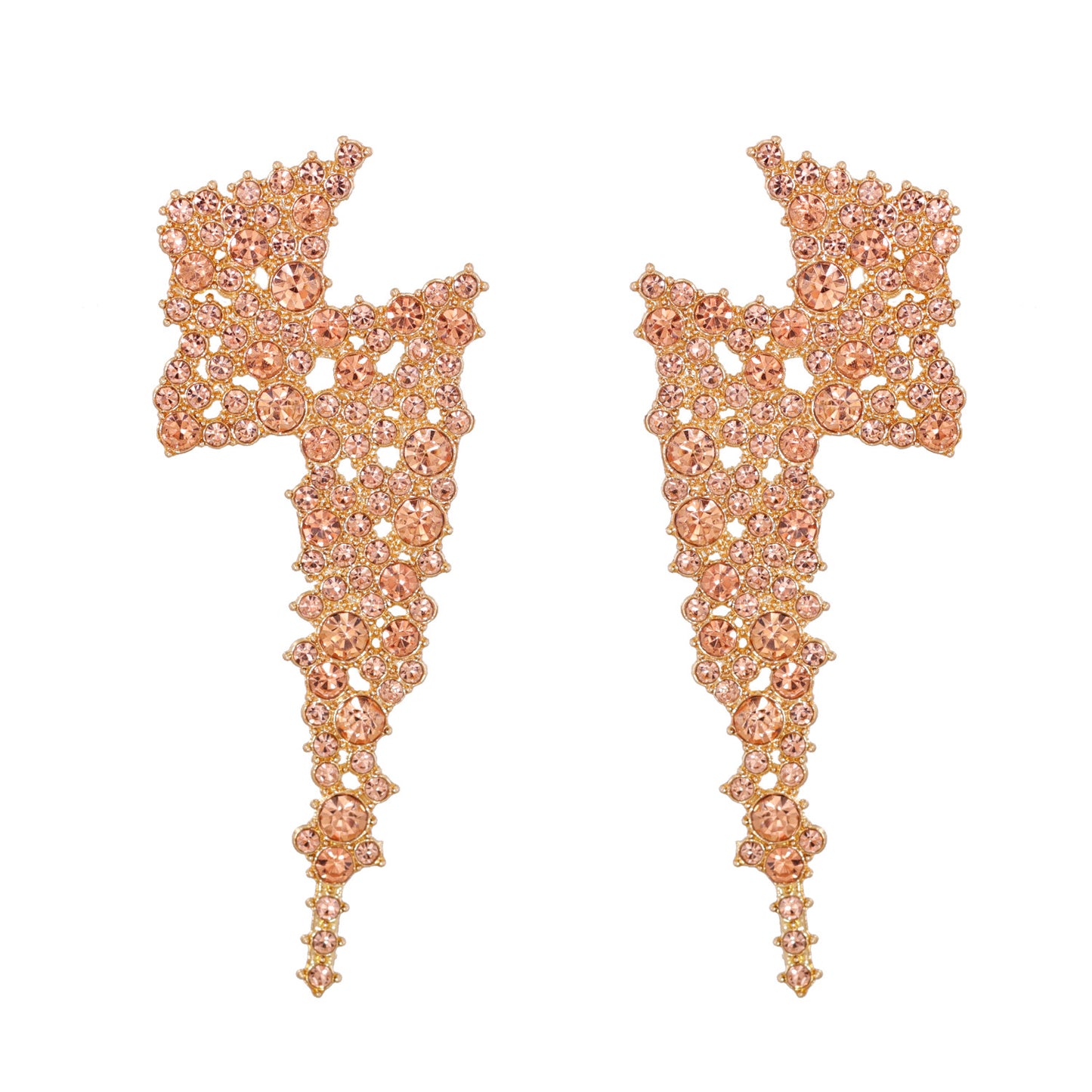 New Style Diamond Lightning Stud Earrings