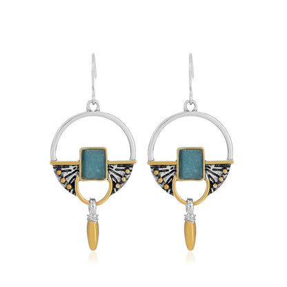 Geometric Alloy Earrings