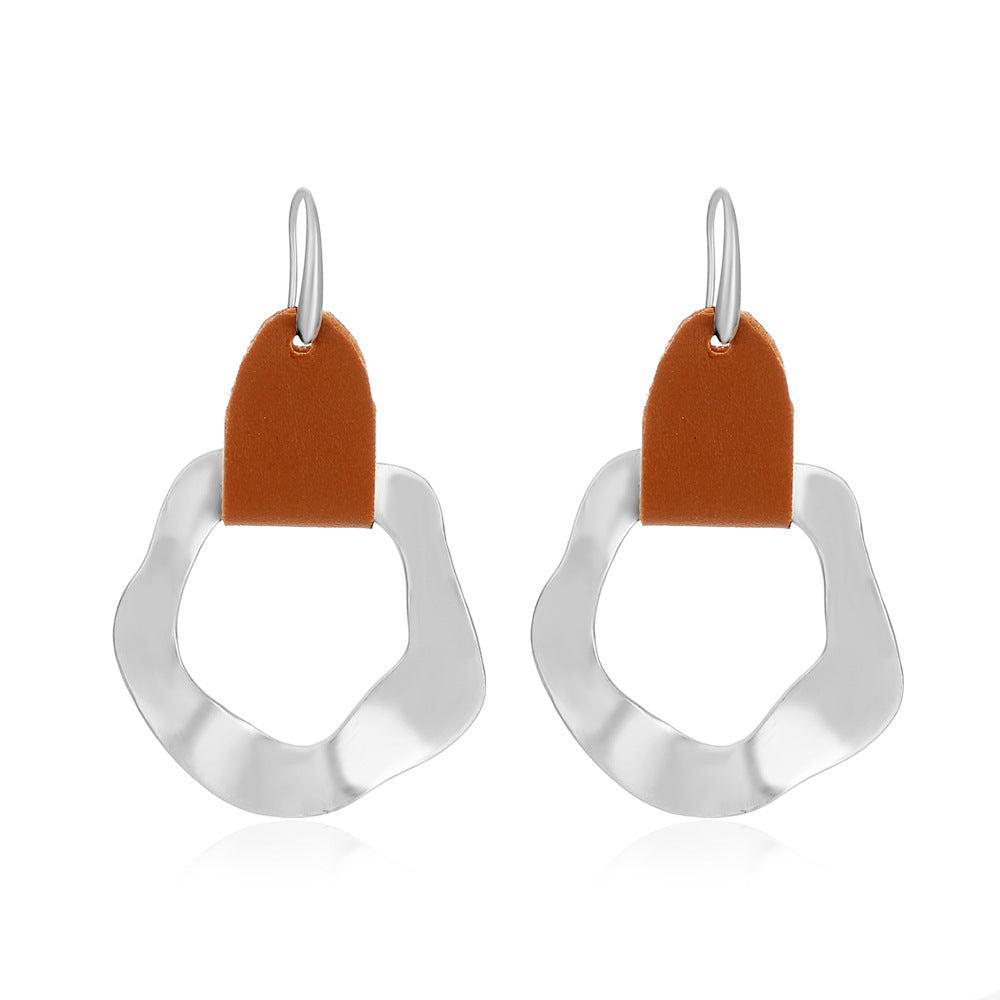 Geometric Alloy Earrings