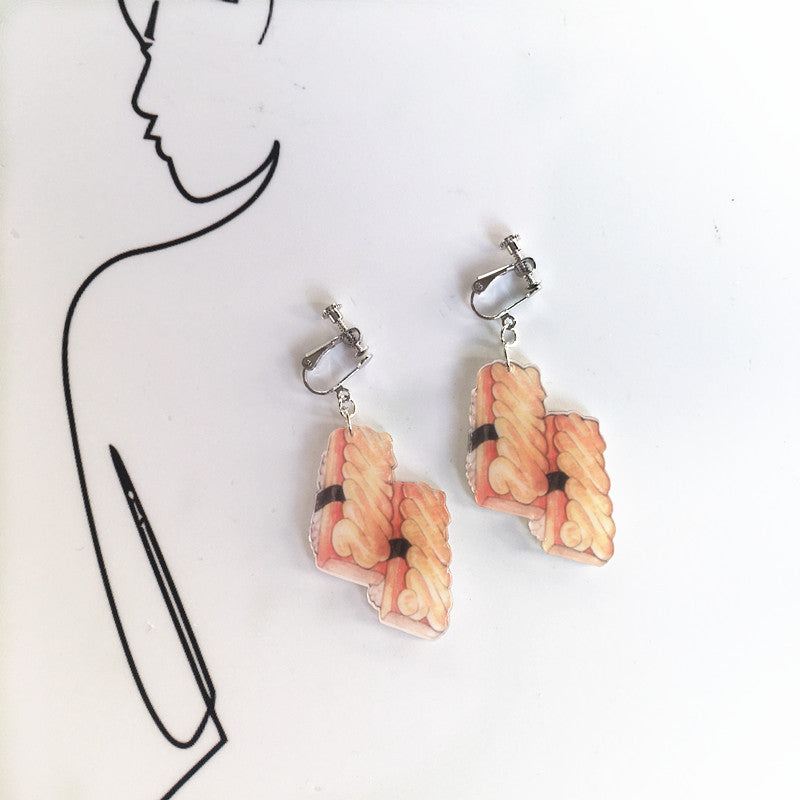 Cartoon Style Geometric Arylic No Inlaid Earrings