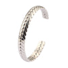 Twisted Wire Jewelry Wholesale Open Adjustable Stainless Steel Bangle