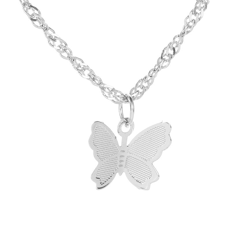 Cute Butterfly Alloy None Plating Women's Necklace