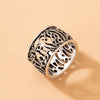 Cross-border European And American Simple Geometric Letter Animal Fish Mushroom Love Single Ring