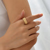 Wholesale Jewelry Hip-hop Vintage Style Classic Style Geometric Alloy Rings