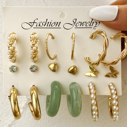 Vintage Style C Shape Earrings