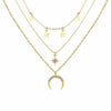 1 Piece Fashion Devil's Eye Moon Alloy Plating Women's Pendant Necklace