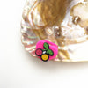 New Acrylic Heart-shaped Geometric Flower Bear Cartoon Multi-color Ring