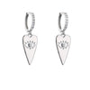 Fashion Geometric Plating Copper Zircon Earrings