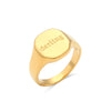 Fashion English Letters Ring Electroplated 18k Gold Ring Women's Jewelry Wholesale