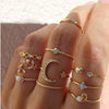 Simple Style Geometric Alloy Plating Rhinestones Women's