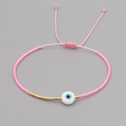 Wholesale Jewelry Simple Hand-woven Glass Rice Bead Bracelet Gooddiy