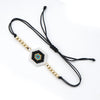 Ethnic Rhinestone-studded Miyuki Bead Woven Devil's Eye Bracelet Wholesale Gooddiy