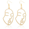 Face Mask Fashion Abstract Earrings Nhdp156848
