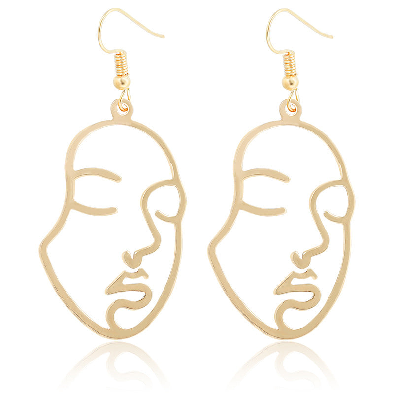 Face Mask Fashion Abstract Earrings Nhdp156848