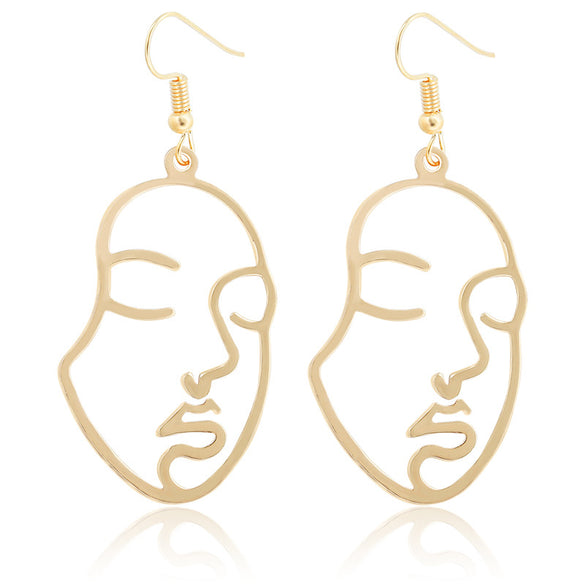 Face Mask Fashion Abstract Earrings Nhdp156848