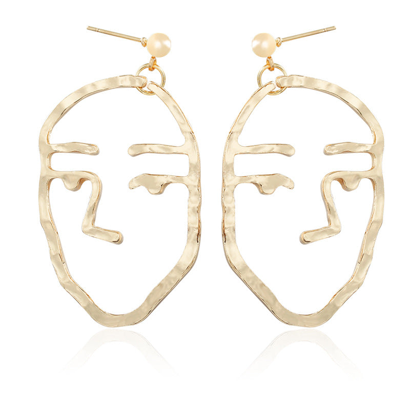 Face Mask Fashion Abstract Earrings Nhdp156848