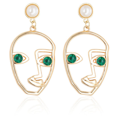 Face Mask Fashion Abstract Earrings Nhdp156848