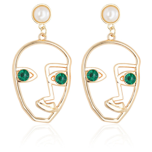 Face Mask Fashion Abstract Earrings Nhdp156848
