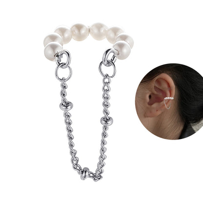 New Pearl Ear Clip Earrings Non-piercing Wholesale Jewelry