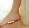 Fashion Solid Color Simple Anklet Titanium Ornament Foot Ornaments