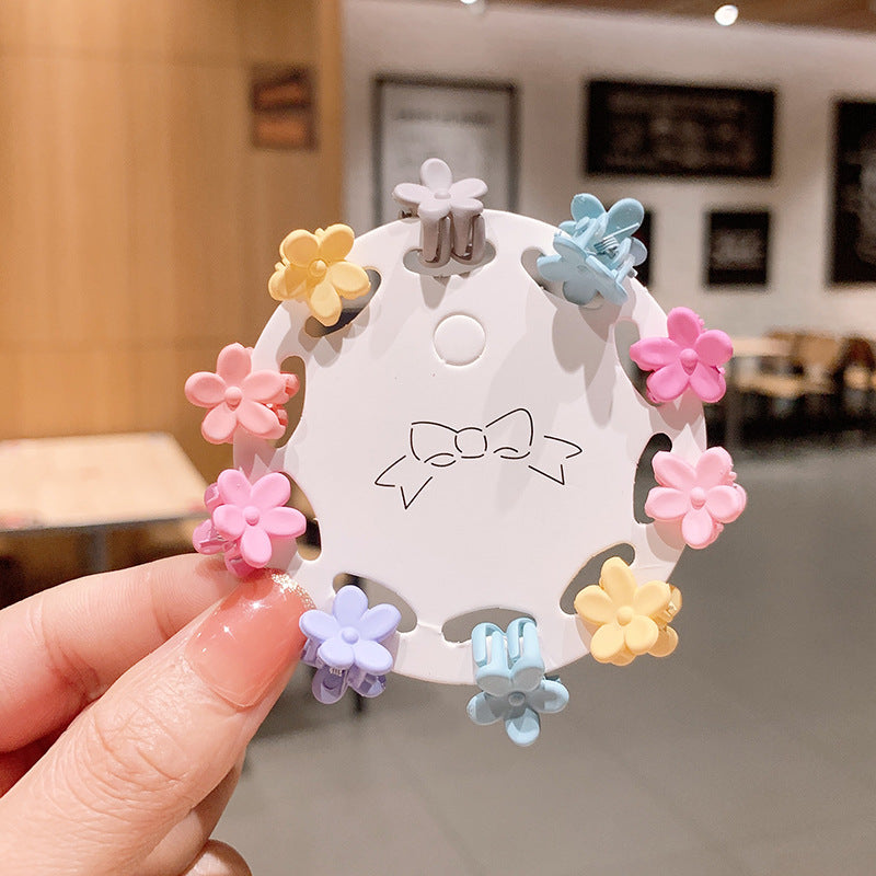 Korean New Children'S Hair Accessories Cute Baby Candy Color Grip Suit Colorful Girls Small Hairclip Princess Headdress