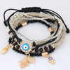 Bohemian Devil'S Eye Hand Beaded Spandex Handmade Beads Bracelets