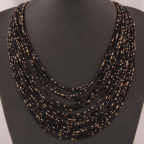 Bohemian Geometric Beaded Wholesale Necklace