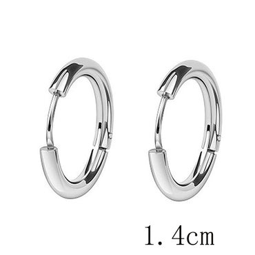 Fashion Circle Plating Stainless Steel Earrings