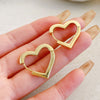 Women's Fashion Geometric Alloy Earrings Splicing Plating No Inlaid Hoop Earrings
