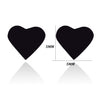 Women's Fashion Heart Stainless Steel No Inlaid Ear Studs Stainless Steel Earrings