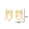 Women's Simple Style Animal Stainless Steel No Inlaid Ear Studs Stainless Steel Earrings